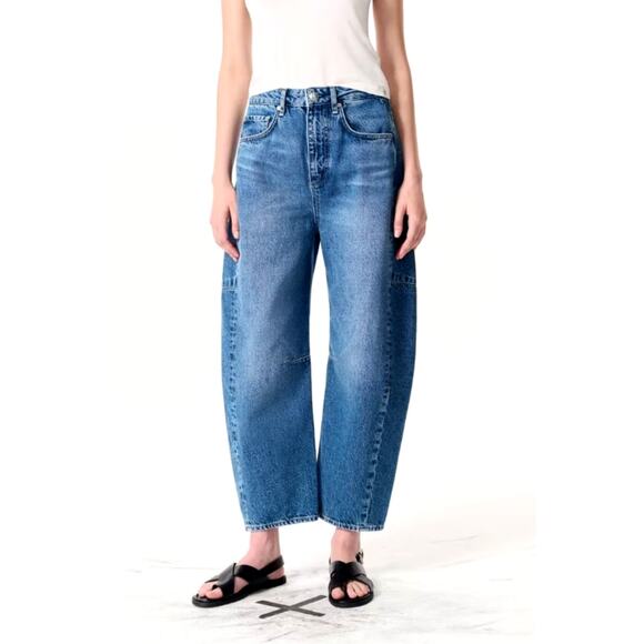 Rag & Bone Women's Accord Charlie Ankle-Length Barrel Jeans Size 31 - Picture 1 of 13